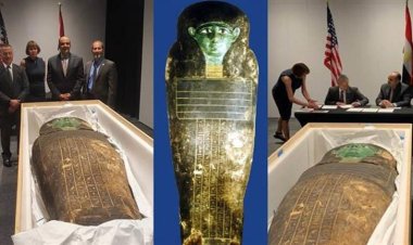 ما هو التابوت الأخضر التي تحتفل مصر بإستعادته من واشنطن؟