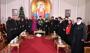قيادات الكنيسة الأسقفية يهنئون البابا تواضروس الثاني بعيد الميلاد