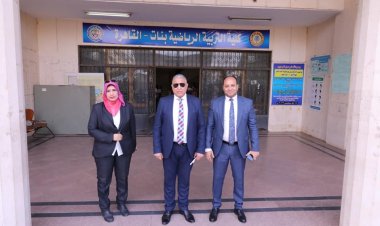 نائب رئيس جامعة الأزهر يتفقد لجان امتحانات كليات فرع البنات