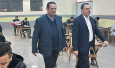 نائب رئيس جامعة الأزهر لشئون التعليم والطلاب يتفقد لجان امتحانات كلية العلوم