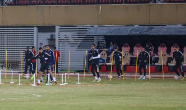 الأهلي يختتم تدريباته استعدادًا لمباراة إنبي في الدوري