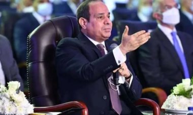 الرئيس السيسي: «الحكومة مطحونة ولسه بدرة اوى على الصعيد»