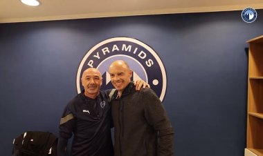 بالفيديو| باتشيكو يودع «جونياس» ويعبر عن سعادته بقيادة بيراميدز