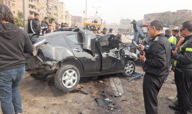 إصابة شخص وتحطم سيارة ملاكي في حادث بعين شمس