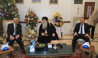 محافظ الجيزة يزور «مطرانية شمال الجيزة» للتهنئة بعيد الميلاد المجيد