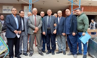نائب رئيس جامعة الأزهر يتابع أعمال التطوير والتجديد بمستشفى سيد جلال