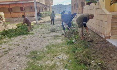 رفع 2009 طن قمامة وأتربة بمدن وقرى كفر الشيخ