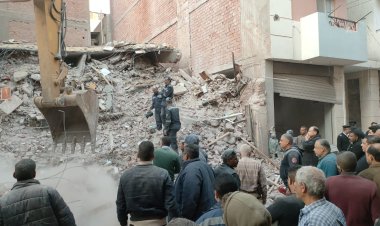 محافظ أسيوط يتفقد موقع المنزل المنهار بحى غرب