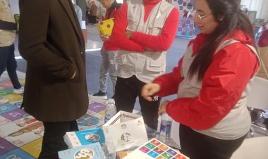 حضور قوي للهلال الأحمر المصري في معرض« بيت العرب» بقصر القبة