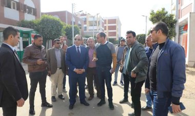 متابعة أعمال تنفيذ مشروعات "حياة كريمة" بقرية المعصرة بمركز ملوي بالمنيا