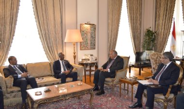 سامح شكري يستقبل وزير الشئون الخارجية والتعاون الدولي الصومالي