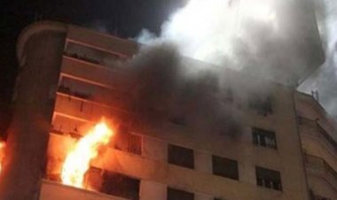 إخماد حريق داخل عقار بمنطقة الهرم