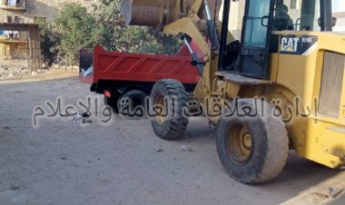 رفع 60 طن قمامة ومخلفات بمركز ومدينة القنطرة غرب