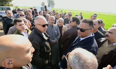 خلال زيارته للدقهلية.. وزير الرى: لجنة لإجراء رفع مساحى لترعة المقاطعة للتأكد من التزام المقاول