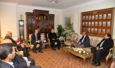 محافظ أسيوط يناقش تنفيذ مشروعات «حياة كريمة» مع وفد شركة مصر الوسطى لتوزيع الكهرباء