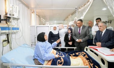 محافظ الدقهلية يتفقد أعمال التطوير والرعاية الطبية بمستشفي أجا المركزي