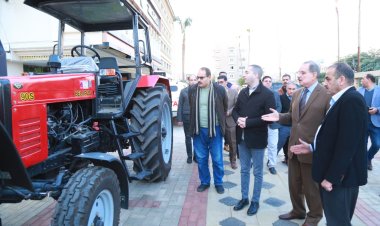 محافظ كفر الشيخ : وصول معدات للارتقاء بمنظومة النظافة  بتكلفة 3 ملايين و400 ألف جنيهاً