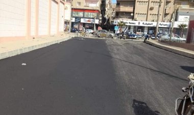 بتكلفة مليون و600 ألف جنيه.. رصف شارع الجلاء بمراغة سوهاج