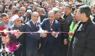 نائب محافظ المنيا يفتتح أعمال بناء «المسجد الكبير» بقرية إدقاق المسك