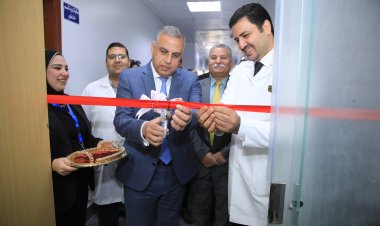 محافظ سوهاج يفتتح أعمال تطوير مركز القلب والجهاز الهضمي