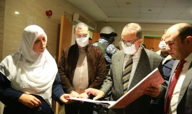 محافظ كفر الشيخ يتفقد أقسام مستشفى بلطيم النموذجي