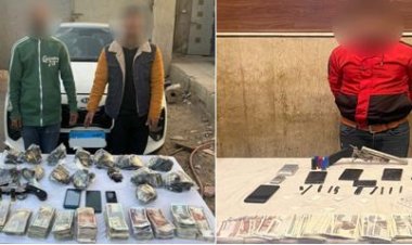 ضبط 4 أشخاص بحوزتهم «16 كيلو حشيش واستروكس» بالتبين وعين شمس والسلام