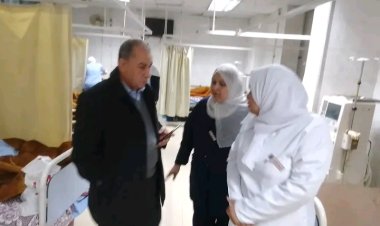 مدير التأمين الصحي بالقليوبية يتفقد مستشفى النيل بشبرا الخيمة