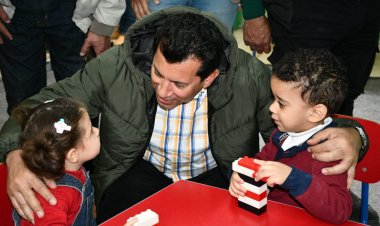 أشرف صبحي يفتتح مركز التدريب المهني بمركز شباب السيدة زينب