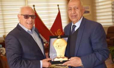 محافظ بورسعيد يستقبل رئيس الأكاديمية العربية للعلوم والتكنولوجيا والنقل البحري