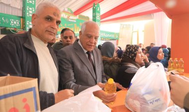 محافظ الجيزة يتفقد معارض «أهلآ رمضان» للتأكد من توافر السلع بأسعار مخفضة