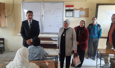 وكيل وزارة  التعليم يتفقد لجان مدارس إدارتي جنوب الجيزة والدقي التعليمية