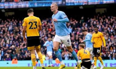 بهاتريك هالاند.. السيتي يسحق وولفرهامبتون ويستمر في مطاردة أرسنال