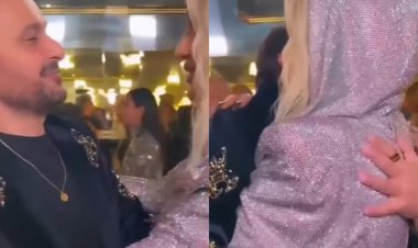 مايا دياب لـ رامز جلال في «joy awards»: حضنك مخيف وشبه المقالب بتاعتك