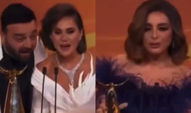 أنغام تحرج الزملاء على خشبة المسرح  بسبب اعتزازها بتركى آل الشيخ