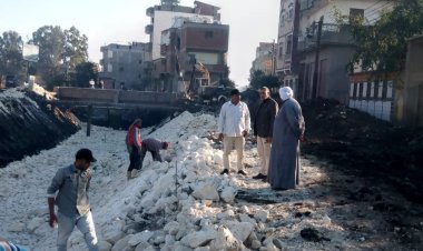 إزالة الإشغالات بدسوق ورفع كفاءة النظافة وإصلاح خط شرب