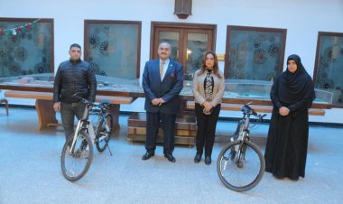 محافظ دمياط تشهد تسليم دراجات مبادرة «دراجتك.. صحتك» لـ أسر الشهداء