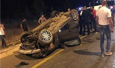 مصرع زوجين وإصابة طفليهما فى حادث على طريق سفاجا