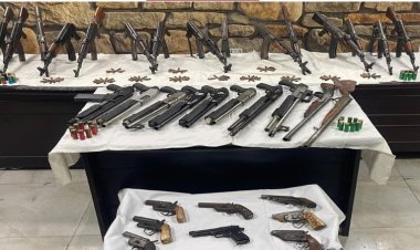 الأمن العام: ضبط 25 بندقية في حملة أمنية مكبرة بديروط 