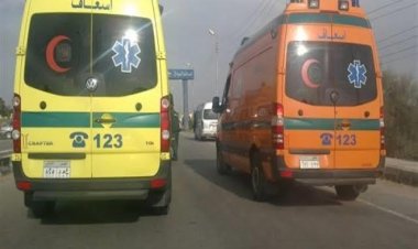 إصابة 6 أشخاص في حادث انقلاب سيارة بالمنيا