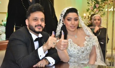 بالصور.. نجوم الفن يحتفلون بزفاف ايساف ورضوى فى مدينتي