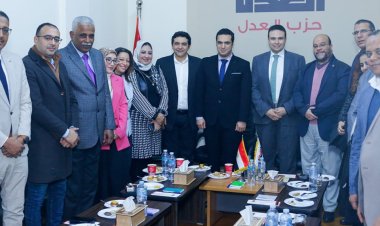 لقاء مشترك بين قيادات حزبي «العدل» و«صوت الشعب»  بحضور عبد المنعم إمام ومحمد بدران