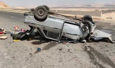 إصابة 5 أشخاص في حادث إنقلاب سيارة ملاكي بالجيزة