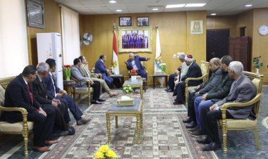 محافظ الوادي الجديد يلتقي وفد جامعة الأزهر