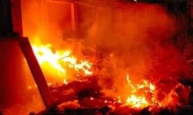 الدفع بـ 3 سيارات إطفاء للسيطرة على حريق محل تجاري بالحوامدية