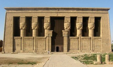 معبد دندرة.. تحفة معمارية تزين سماء قنا