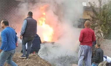 بسبب خلافات نسب.. عامل يشعل النيران في شقة والد زوجته