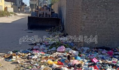 مركز ومدينة القنطرة شرق يواصل أعمال النظافة والإنارة العامة