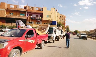 حملات علي قاعات الافراح بالمريوطية ورفع 450 حالة اشغال