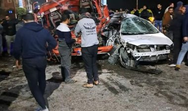 صور| «الوداع الأخير».. تفاصيل مؤلمة بشأن مصرع وإصابة 3 طلاب بكلية الطب في حادث الشرقية المُروع