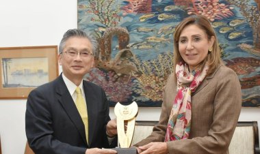 وزيرة الثقافة تلتقي سفير اليابان لدى القاهرة لبحث أطر التعاون الثقافي بين البلدين